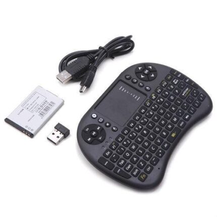 BLAPOXE Mini Wireless Keyboard & Touchpad – Smart Function for TV, PC & Mobile
